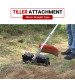 Balwaan Tiller Attachment 28mm Straight Type - Heavy (Black)